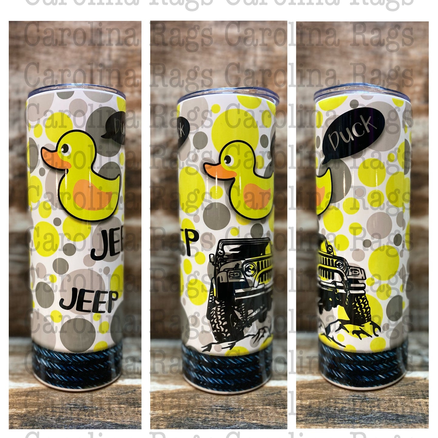 Duck Duck Jeep 20 oz tumbler