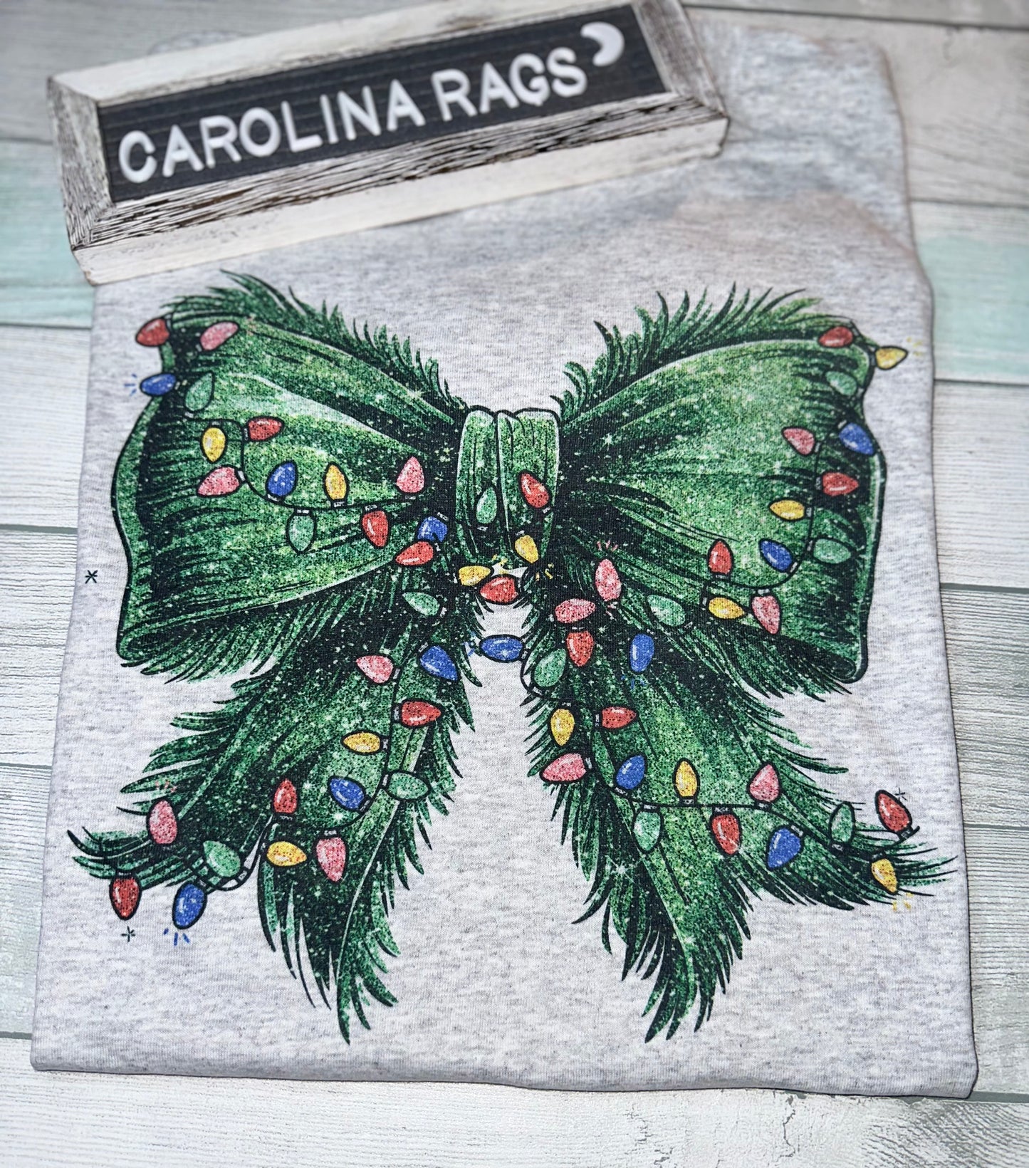 Grinchy Coquette Bow Sweatshirt