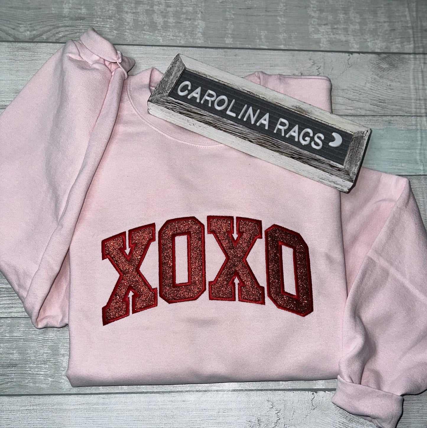XOXO Embroidered Sweatshirt