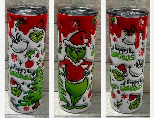 Grinchy in Red~ 20oz Tumbler