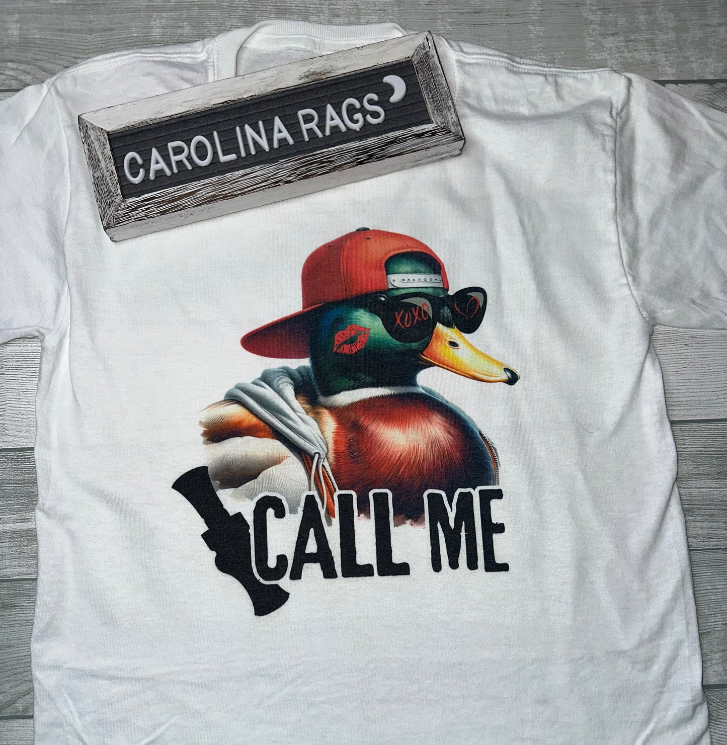 Duck Call Me Valentine Tee