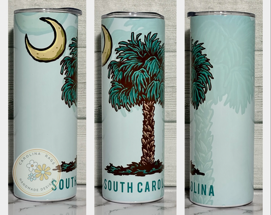 South  Carolina 20 oz tumbler