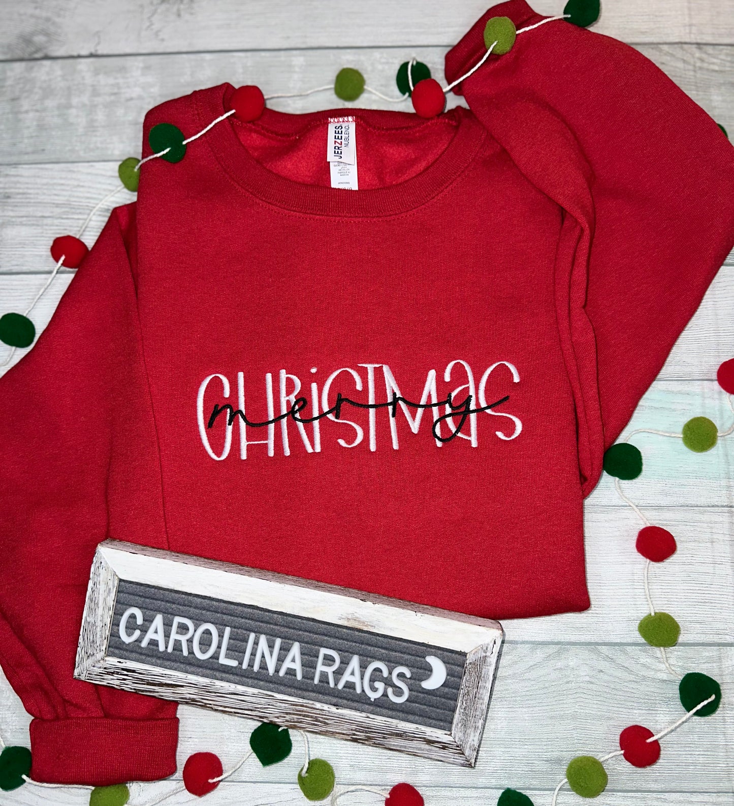 RED Merry Christmas Sweatshirt