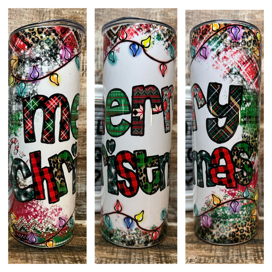 Merry Christmas 20 oz Tumbler